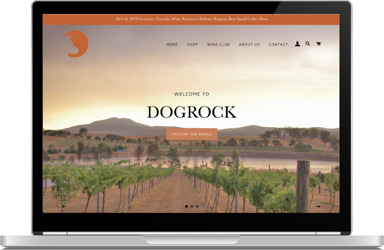 Dogrock Winery Website
